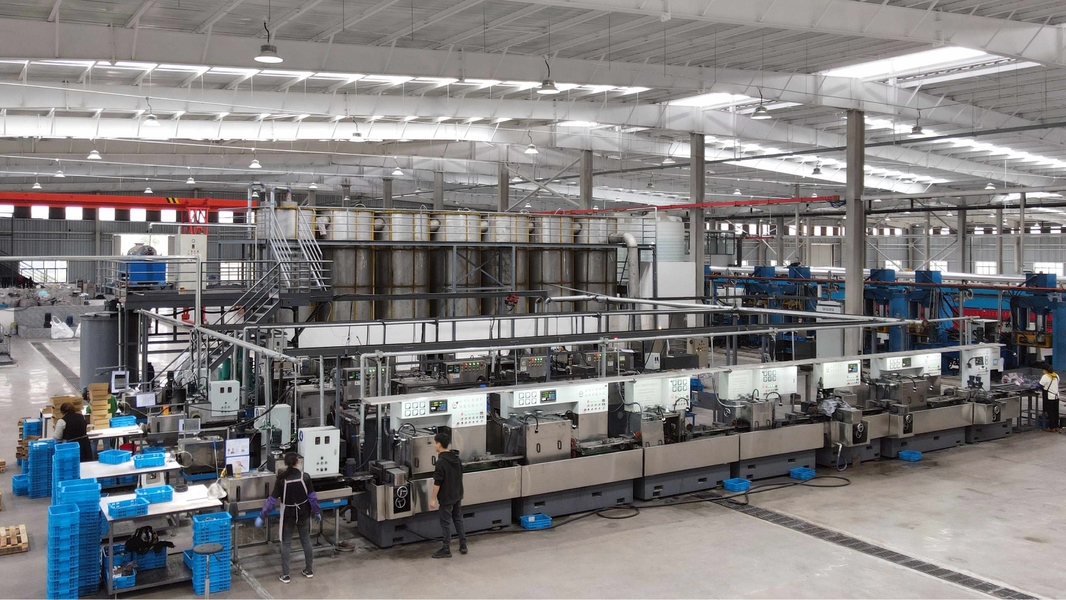 Sichuan Xinheng Magnetic Materials Co., Ltd linea di produzione del produttore